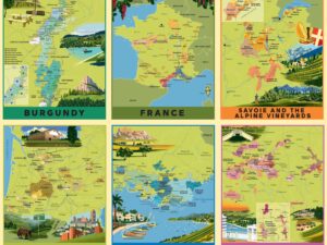 "The New French Wine" Map Poster Packs