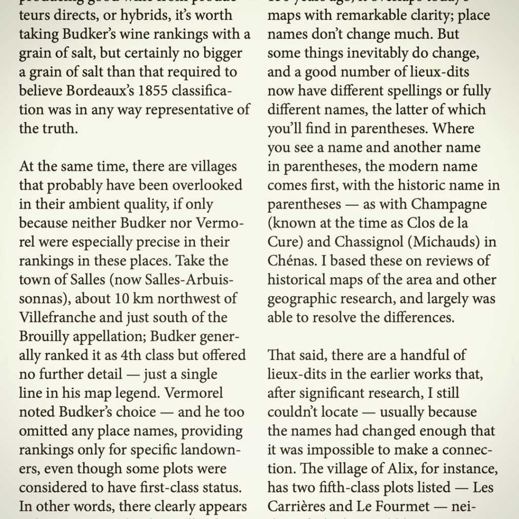 "The Classification of Beaujolais" Booklet