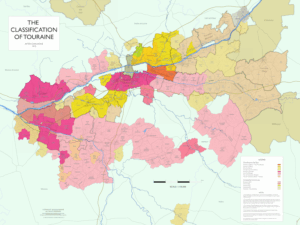 "The Classification of Touraine" Map Poster