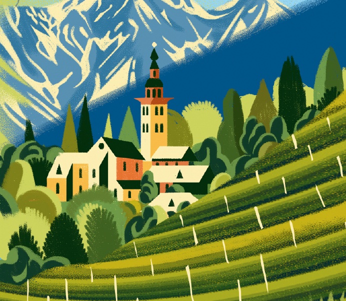 "The New French Wine" Map Poster: Savoie and The Alpine Vineyards - Image 4